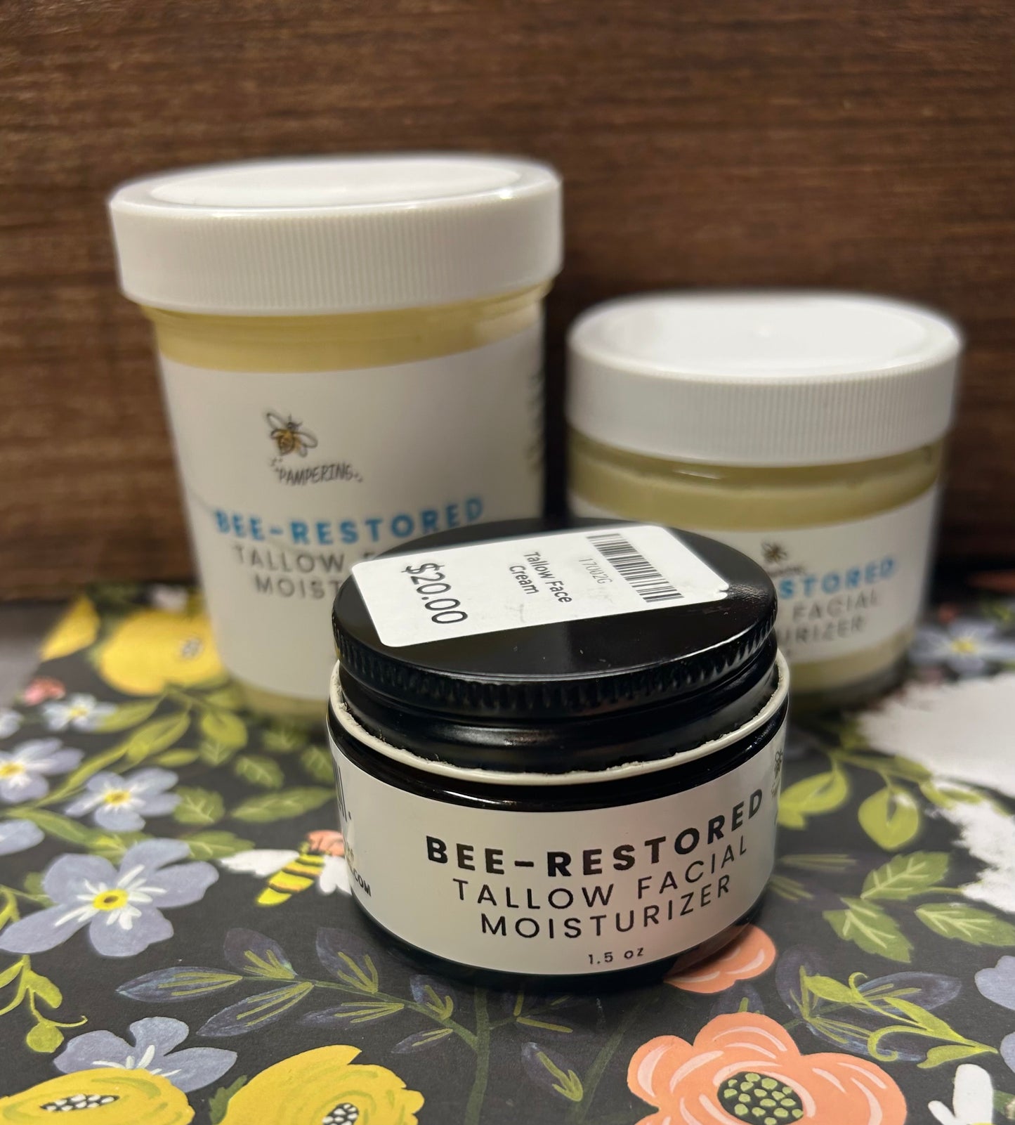 BEE-RESTORED Tallow Facial Moisturizer