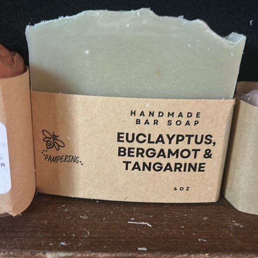 Eucalyptus, Bergamot and Tangarine Soap