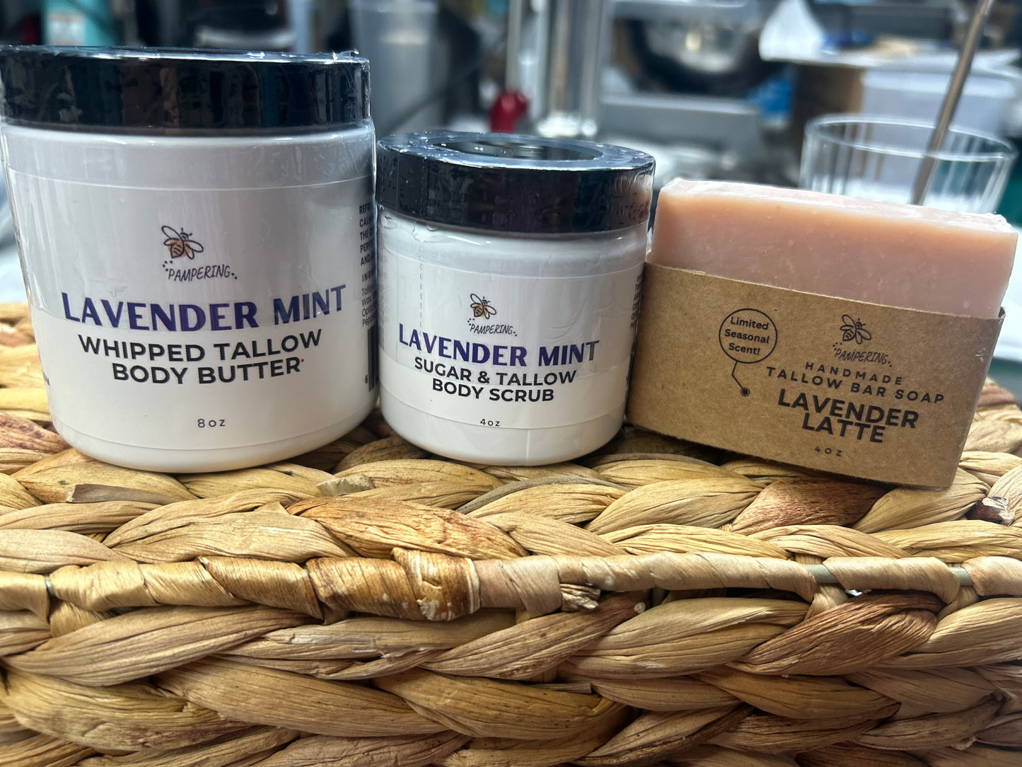 Lavender Mint + Lavender Latte trio