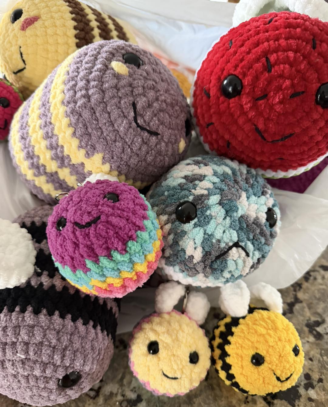 Crocheted Bee