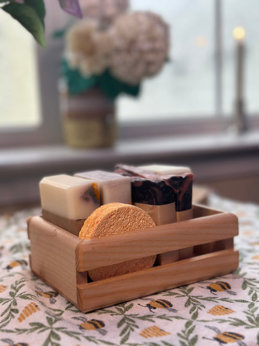 Handmade Wooden Soap Crate