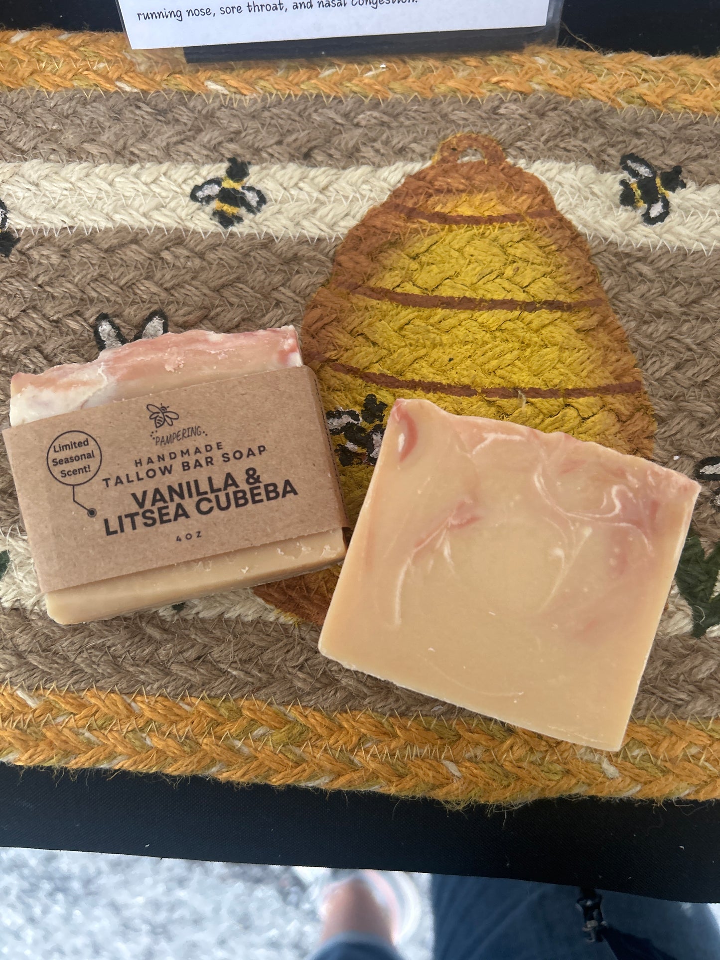 Vanilla and Litsea Cubeba Soap