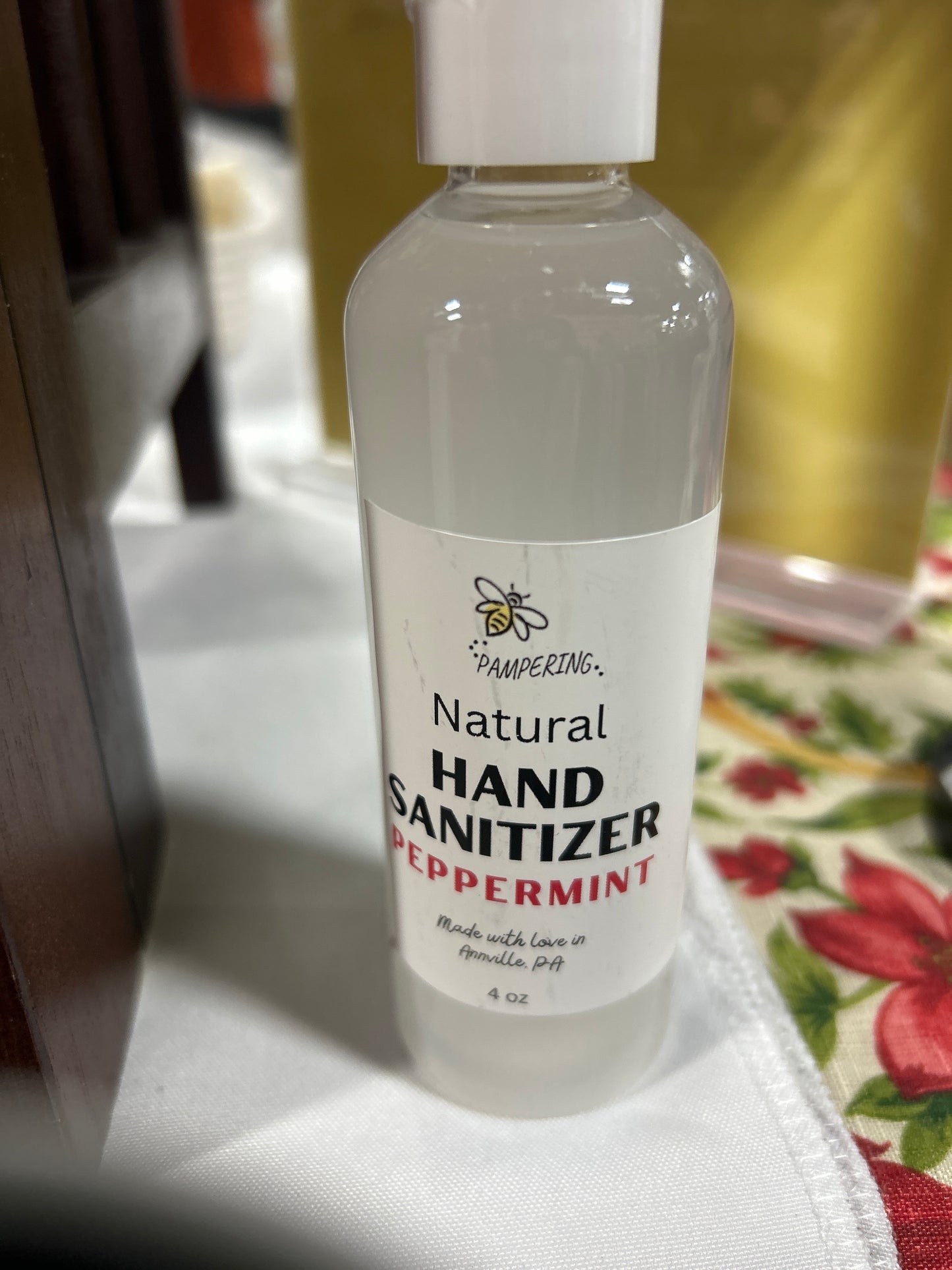 Natural Hand Sanitizer 4 oz