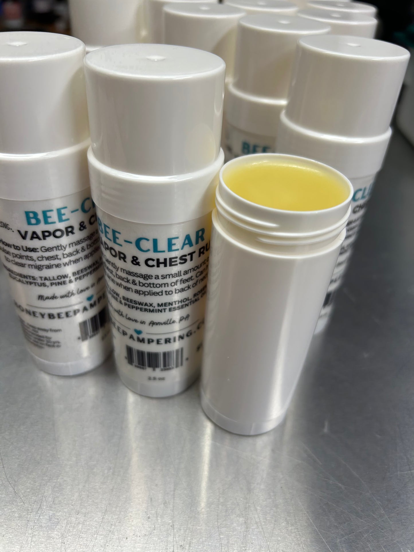 BEE-CLEAR Menthol Vapor & Chest Rub