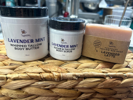 Lavender Mint + Lavender Latte trio