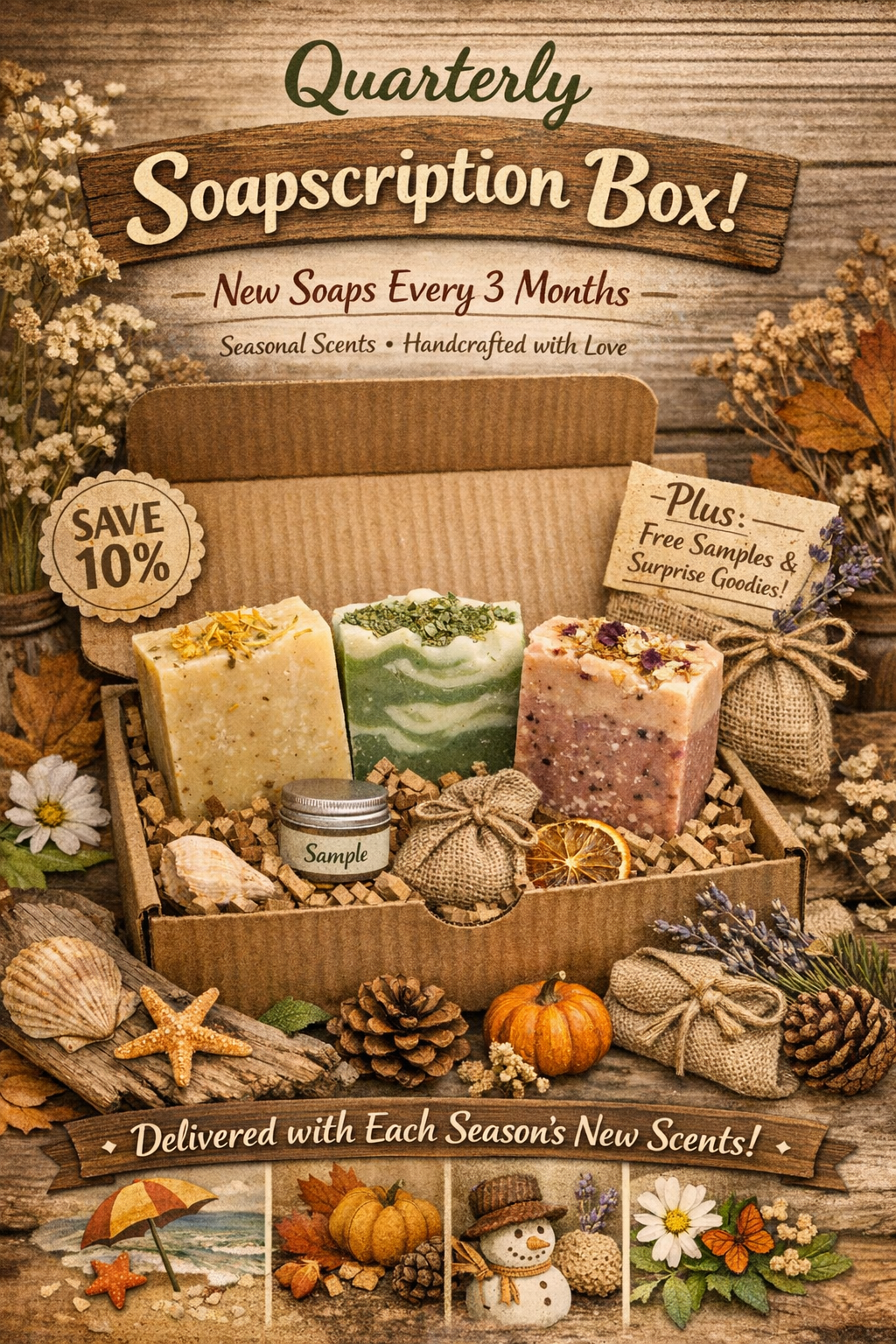 Quarterly Soap Subscription