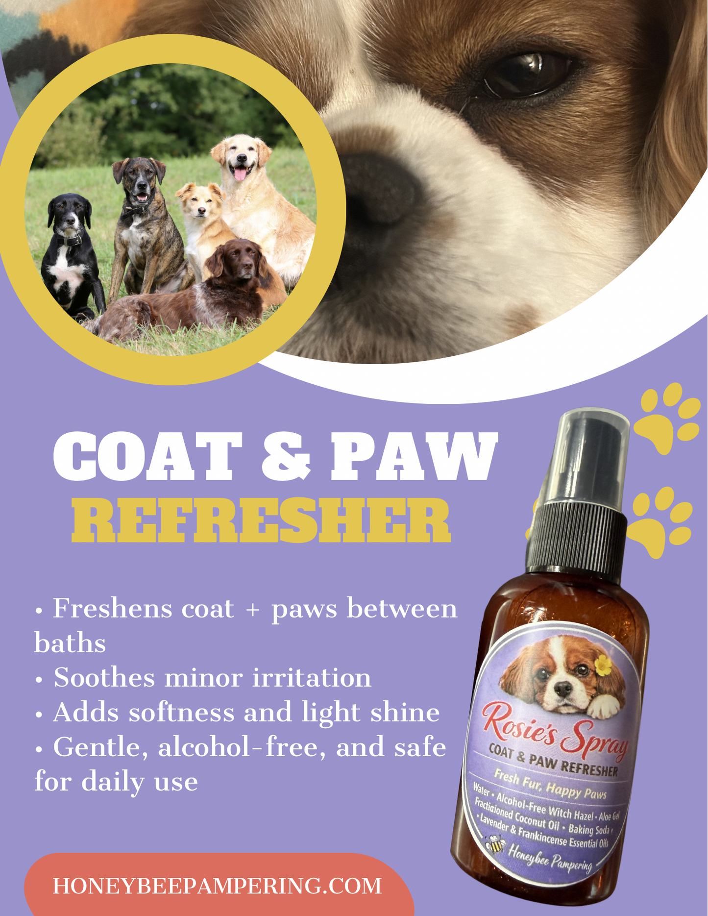 Rosie’s Coat and Paw Refresher Spray